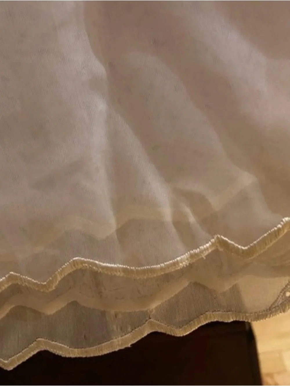 Vintage Tablecloth 72”x94” ecru/ cream